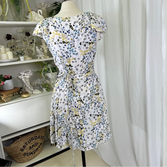 Free People French Quarter Printed Wrap Mini Dress - Picture 6 of 15